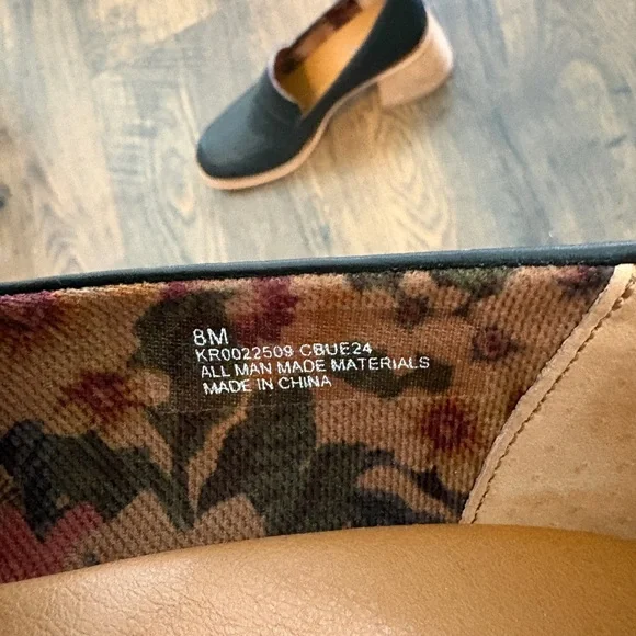 Kork-Ease Black Leather heeled loafers - Picture 3 of 4